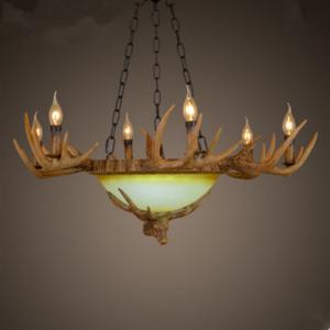 Quality Real elk antler chandelier for indoor home lighting Fixtures (WH-AC-24) wholesale