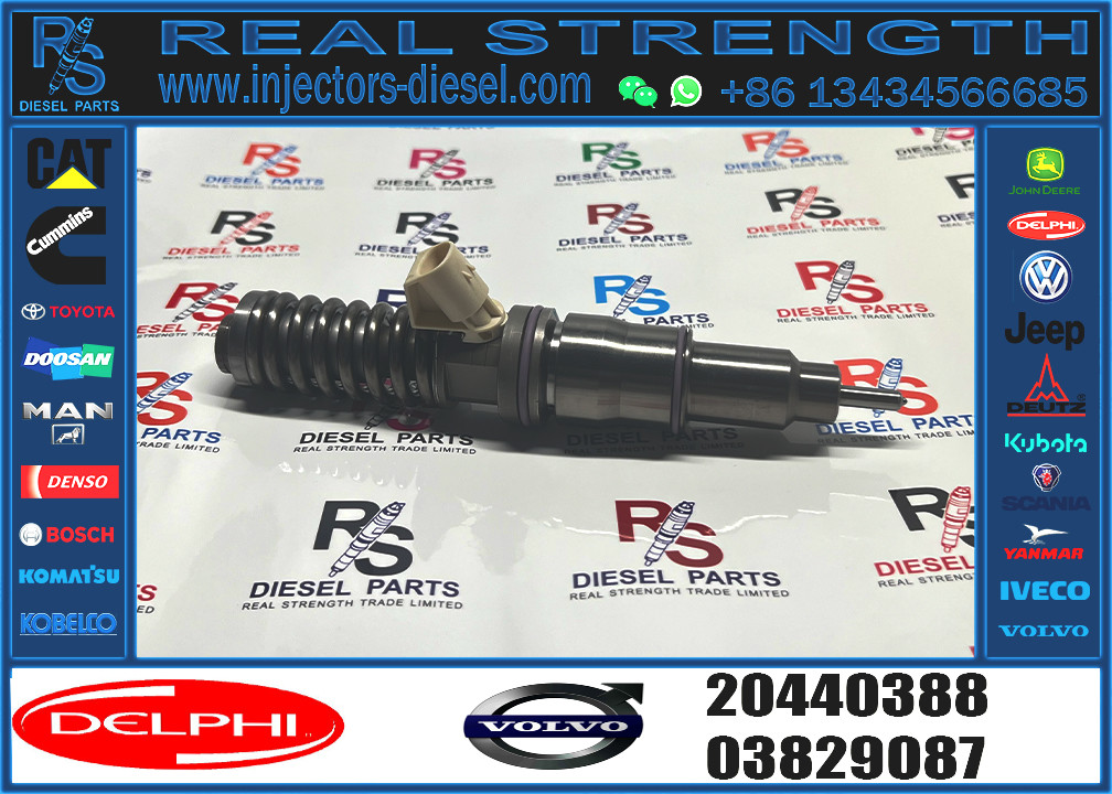 Diesel Fuel Injector 20440388 20363749 3803654 For VOLVO FM/FH/NH 12 B12 FM9 D12D Common Rail Injector 20440388 BEBE4C01001