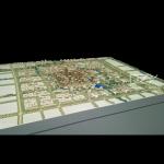 Aecom 1:1000 Wooden Miniature Building Models Shanghai Jiading City Planning