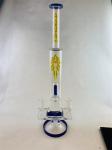 Handblown Glass Smoking Oil Pipe Borosilicate Heat Resistant Bongs 7mm