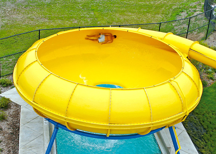 Interesting Bowl Water Slide 26 X 40 M Size Water Park Playground Equipment