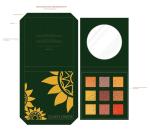 Private label Makeup cosmetics high pigmented Sunflower eyeshadow palette OEM