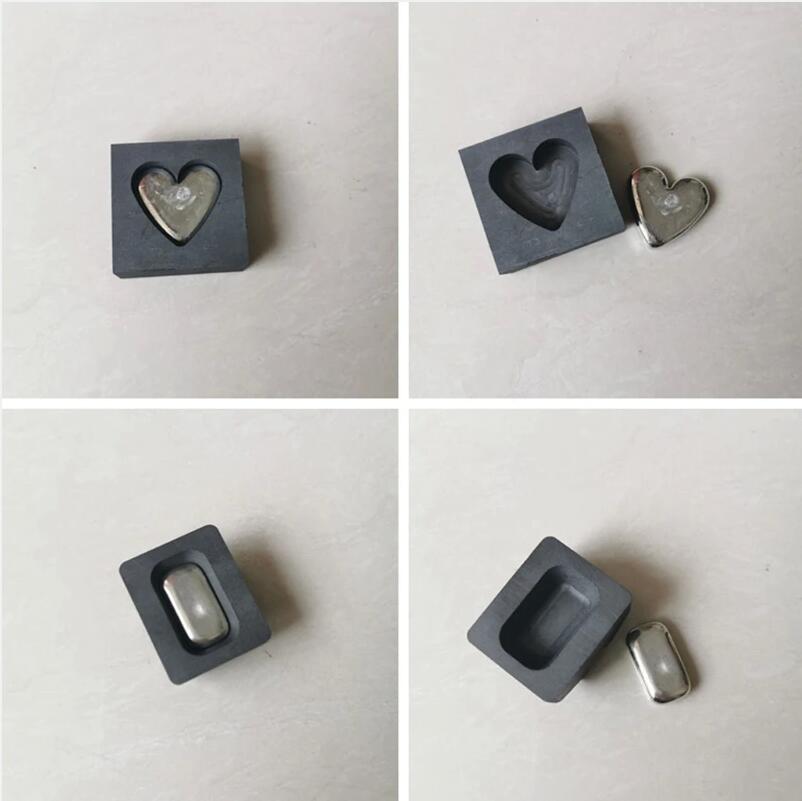 High Pure Graphite Mold for Casting and Refining Gold Silver Nonferrous Metal Jewelry