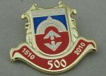 Military Imitation Hard Enamel Lapel Pin Brass Stamped Gold Plating