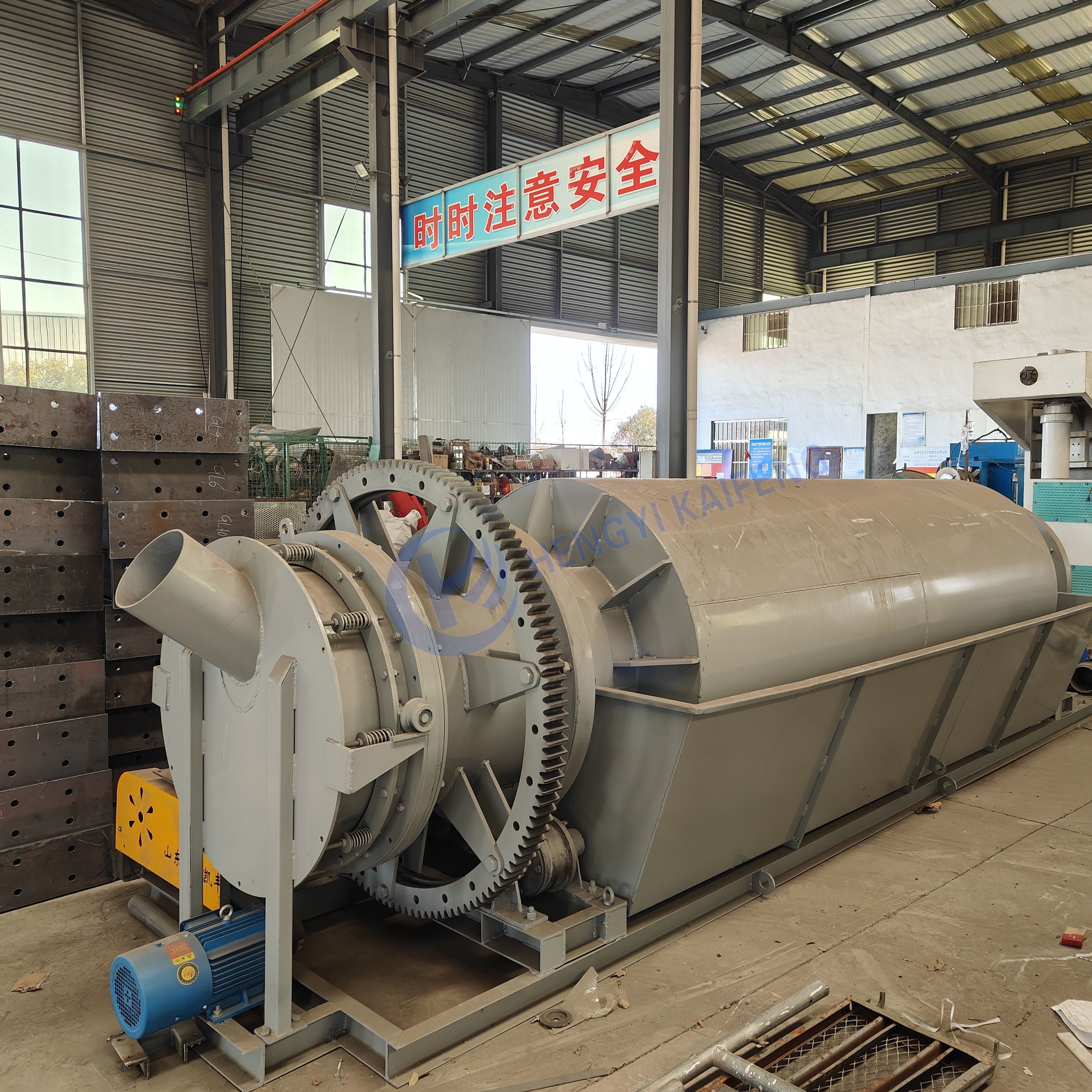 ISO Industrial Cooling Equipment Customized Barrel Type Slag Cooler