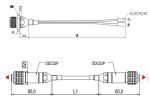 Outdoor Communication Fiber Optic Patch Cord Cable ODC -2 ODC -4 ODC Connector