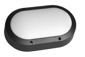 Quality Oval Outdoor LED Bulkhead Black And White 15W 80lm/w CE/RoHS Approved wholesale