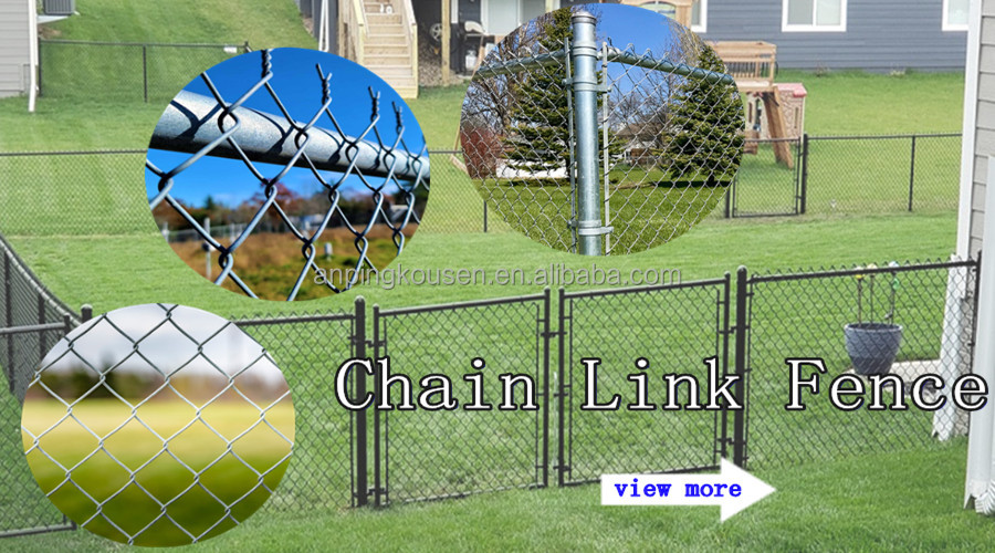 Chain Link Fence Iron Galvanized Heavy Duty Open Size 25*25mm 50*50mm 60*60mm 80*80mm