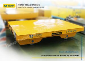 Quality Flat Rail Transfer Cart Steel Metal Transportation Non Powered Trailer wholesale