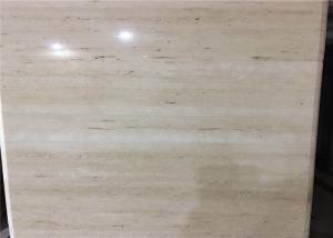 Quality Super Light Natural Stone Tiles , Italian Ivory White Travertine Marble Wall Tile wholesale