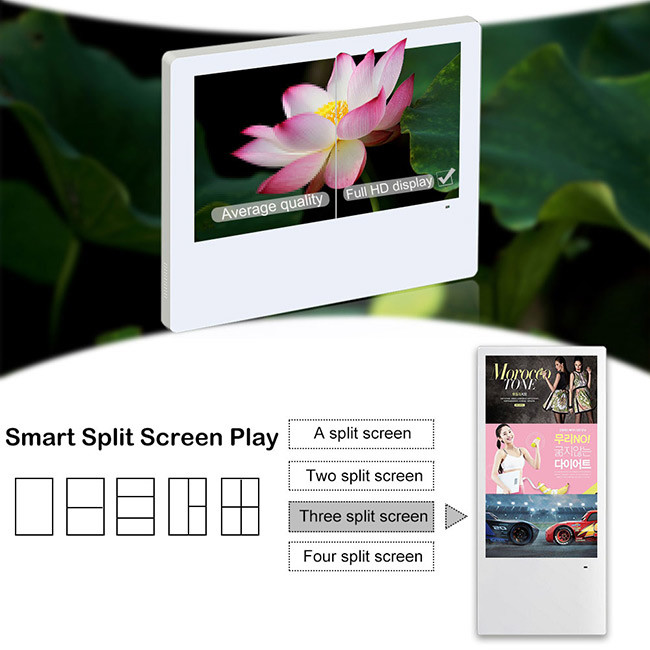 Elevator Outdoor LCD Advertising Screen Horizontal 18.5 Inch 1920x1080 350Nits Android 7.0