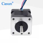 Dual Shaft Nema 14 Stepper Motor 4 Leads 34mm 1.8deg 18Ncm 25.56oz.in 0.8A Step