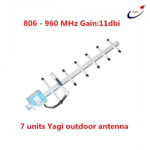Quality New External Outdoor Yagi Wifi Antenna for 800 850 900 MHz 13dbi Yagi for cell phone signal booster wholesale