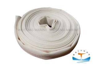 Quality PU Single Jacket Fire Hose , High Pressure Marine Fire Hose GB6246 Standard wholesale