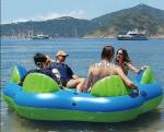 inflatable floating island