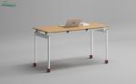 Space Office Workstation of Open Lockable Drawers and 4 Compartments for