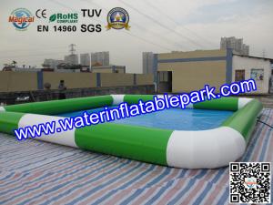 Quality Amusement Park Square Inflatable Water Pool Facilities 7m x 7m wholesale