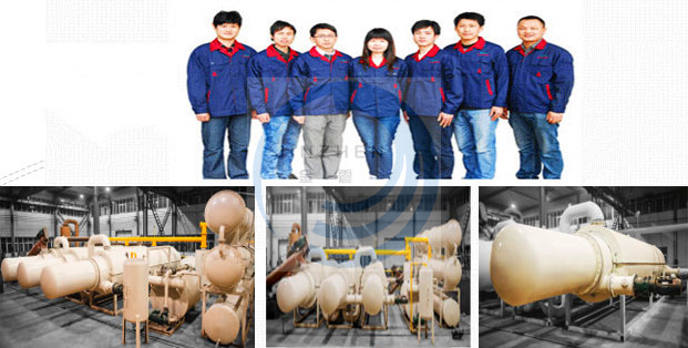 30 Ton Per Day Full Continuous Waste Rubber Tyre Pyrolysis Oil Plant
