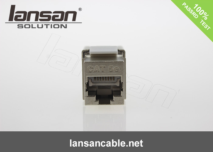 Corrosion Resistant Steel 50U Rj45 Patch Panel , Gold Plated Cat5e 24 Port Patch Panel
