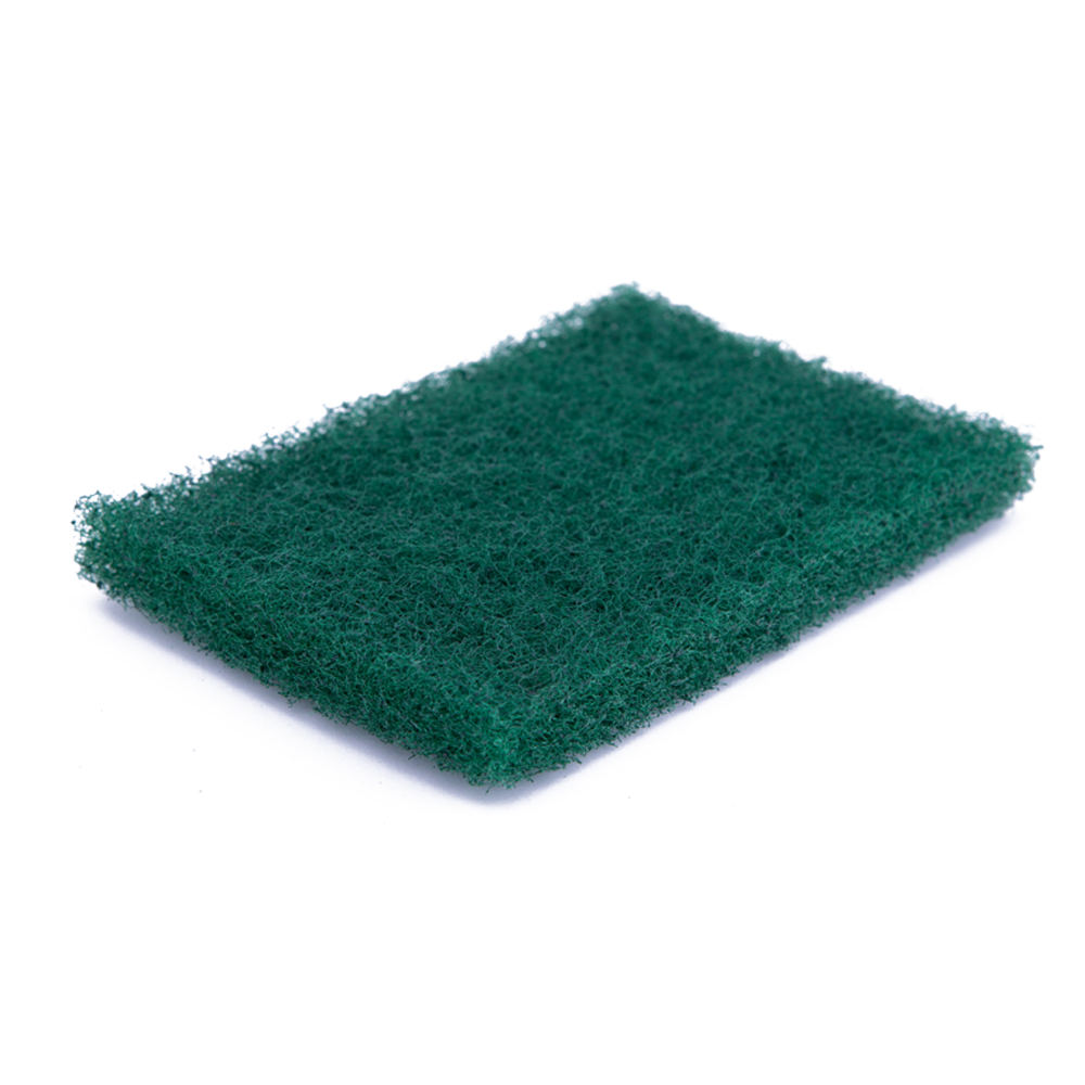 Heavy Duty Green Nylon Scourer Moisture Proof Wear Resistance Custom
