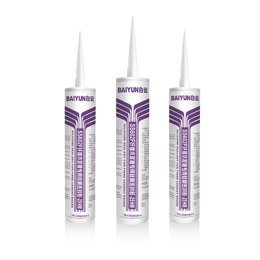 SS602F ASTM C920 300ml Silicone Weatherproofing Sealant Non Toxic