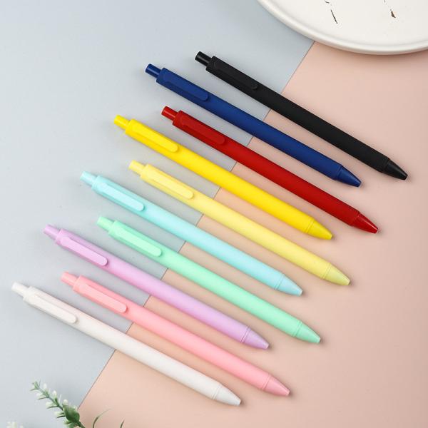 Minimalist Office Creative Gel Ink Pen Macaron Press Pen Sweet Colors Gift Gel