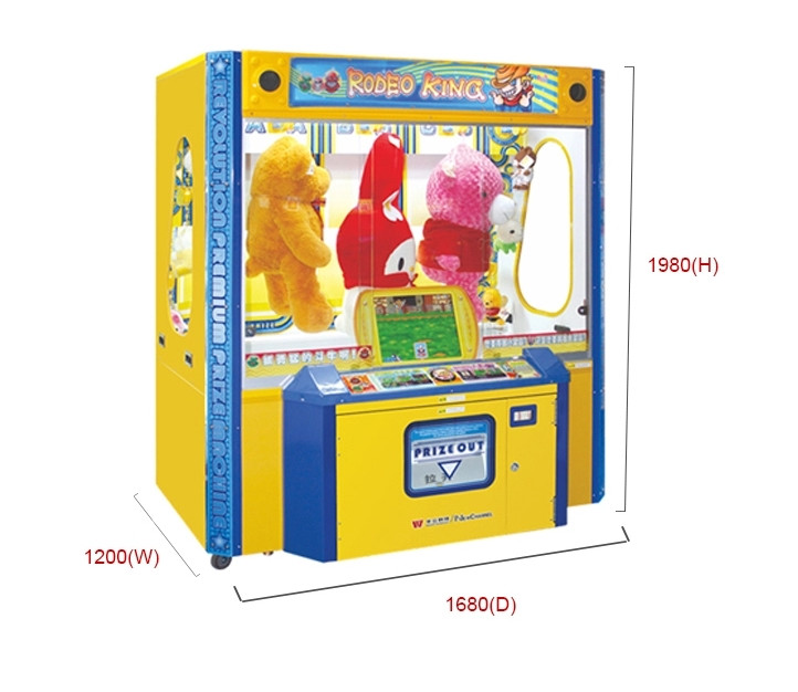 Coin Operated Doll Claw Crane Vending Machine For Mall