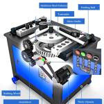 Gw 40 Full Auto Stirrup Rebar Bending Machine Low Noise