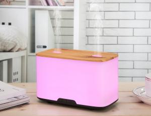 Wooden Grain Double Nozzle Spray Ultransmit Aroma Diffuser