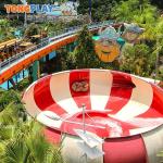 Entertainment Aqua Park Lazy River Wave Pool Equipment Customized