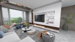 High Grade E1 Wooden TV Cabinets Furniture Designs for Modern Living Room Wall