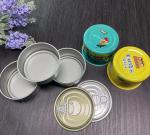 Green Rose Food Tin Can Waterproof Round Metal Tins With Lids