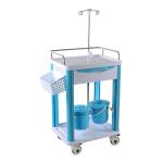 Medical equipment trolley with drawers