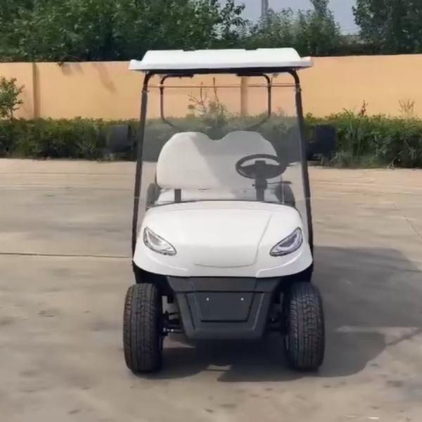 8 Seater Electric Golf Cart Luxury Outdoor Transporting Visitors Amusement Parks