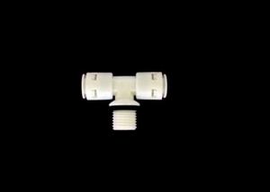 Quality TEE Connector Quick Fit Water Fittings With Thread 1/4'' Tube OD 1/4'' wholesale