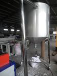 Bottle Flakes Pellet Single Screw Extruder / Plastic Film Granule Machine