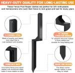 Nature Pressure Treated Wood Fence Post Repair Kit for Additional Structural