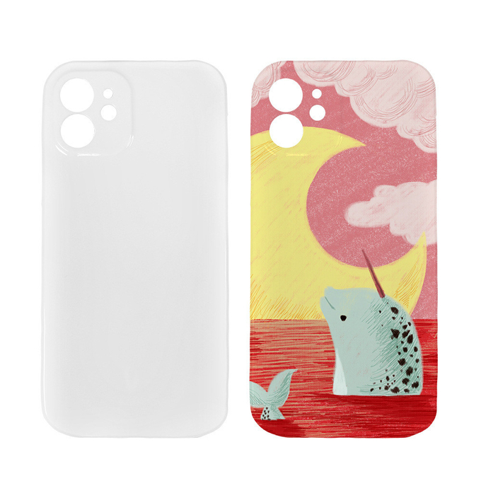 Sublimation 3D Blank Coated Slim Cellphone Case For Iphone Models