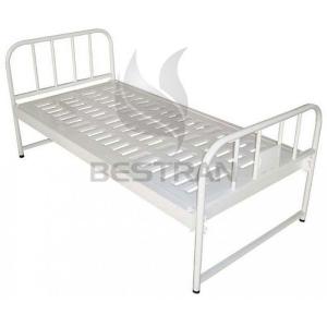 Quality Patient Flat Hospital Bed Steel Headboard Footboard wholesale