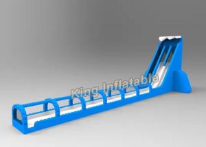 Quality Customized Blue Giant Inflatable Water Slide Commercial For Adult / Kids wholesale