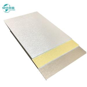Quality 4mm Brushed Finish Aluminum Composite Panel With B1 Fire Rating wholesale