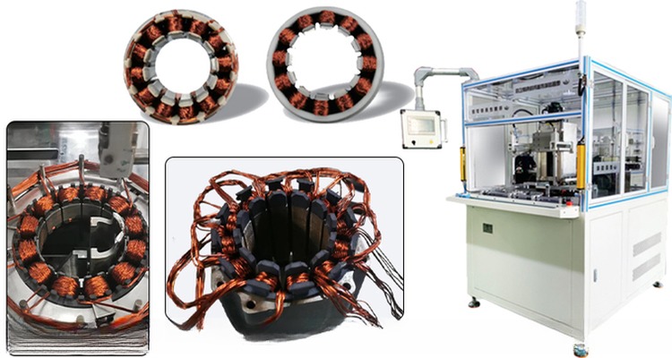 LTF-182 Extra-Long Iron Core Winding Logistics Drum Motors Stator Winding Machine 10kw