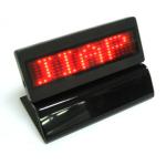Rechargable LED message Badge 7