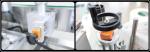 Double Two Side Flat Bottle Sticker Labeling Machine Large Barrel 1500 Pieces H