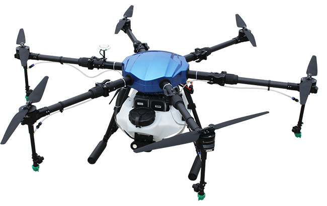 6 Rotors Fuselage Agriculture Spraying Pesticide Drone Fully Waterproof
