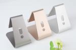 Punch Press Stamping S Shape Metal Laptop Stand Minimalist Style