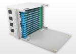 288 Core Fiber Optic Distribution Unit , Multimode 144 Port Fiber Patch Panel