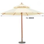 Customized Patio Hotel Home Garden Sun Umbrella for Outdoor Dining Experience