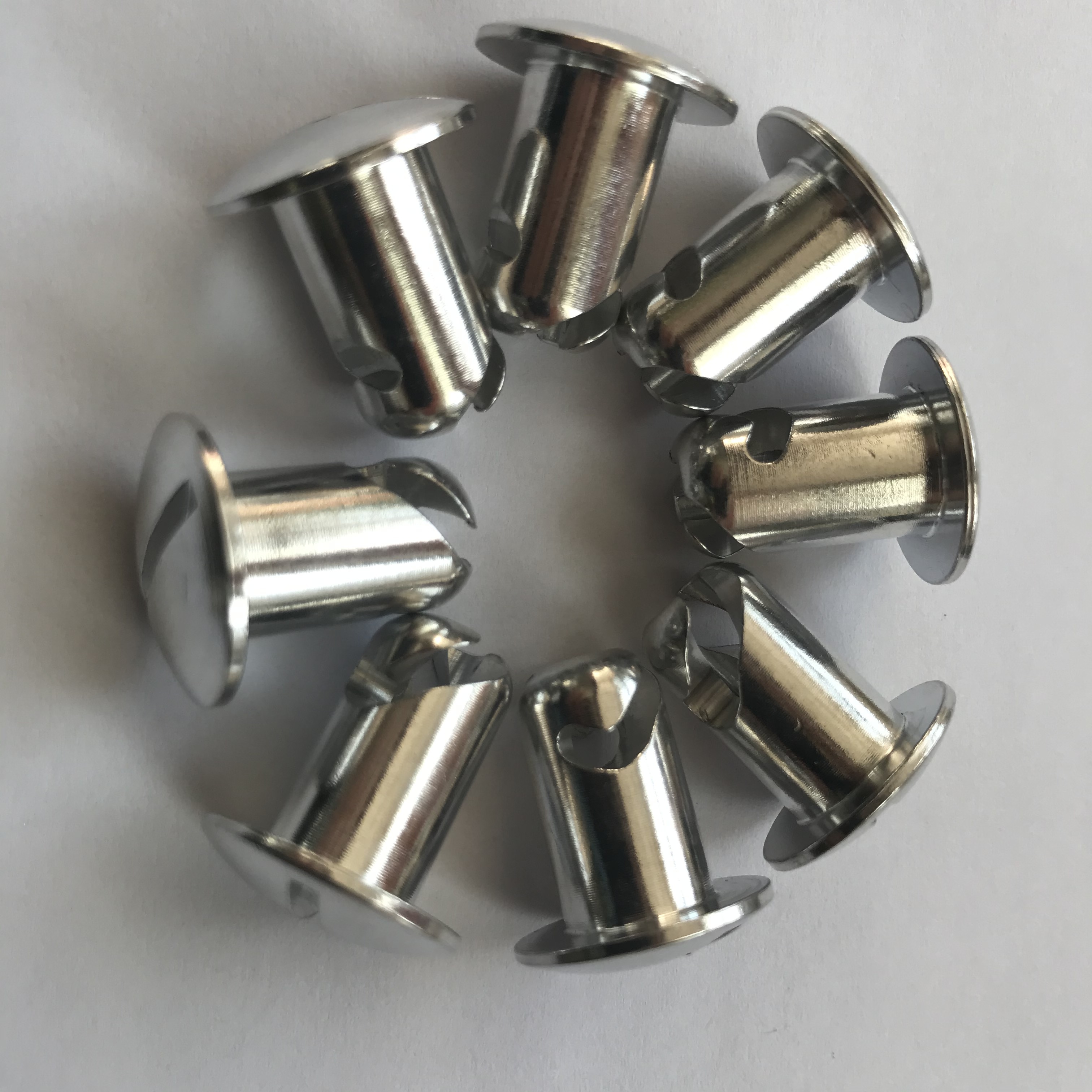 Universal 7/16*.500 Aluminum Silver Slotted Head Dzus Fasteners Unmatched Performance and Durability for Sprint Car Parts