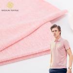 Soft 170g Jacquard Knit Fabric Net Color Cotton Wrinkle Resistant Texture